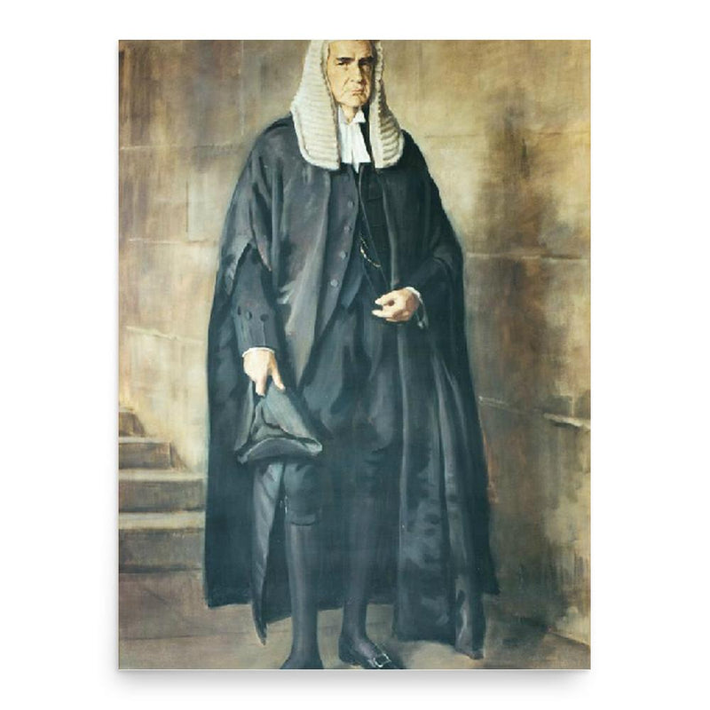 Edward FitzRoy poster print, in size 18x24 inches.