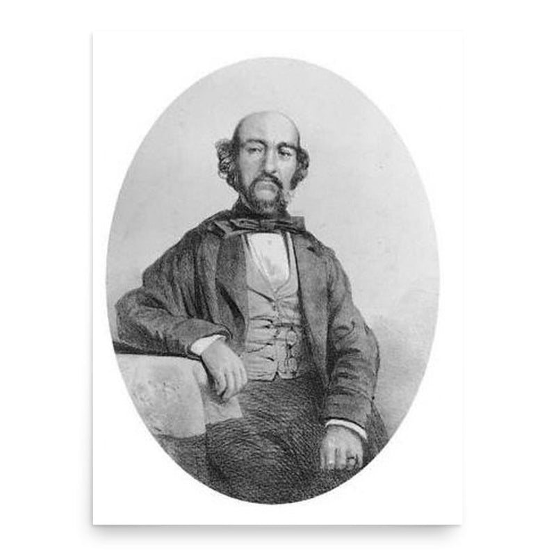 Edward Fitzball poster print, in size 18x24 inches.