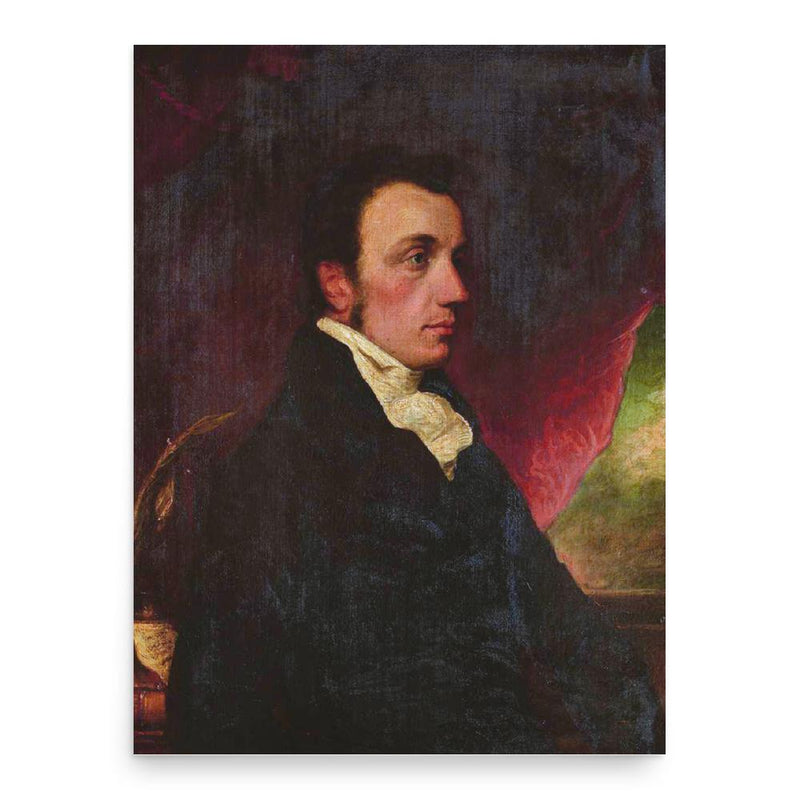 Edward Foss poster print, in size 18x24 inches.