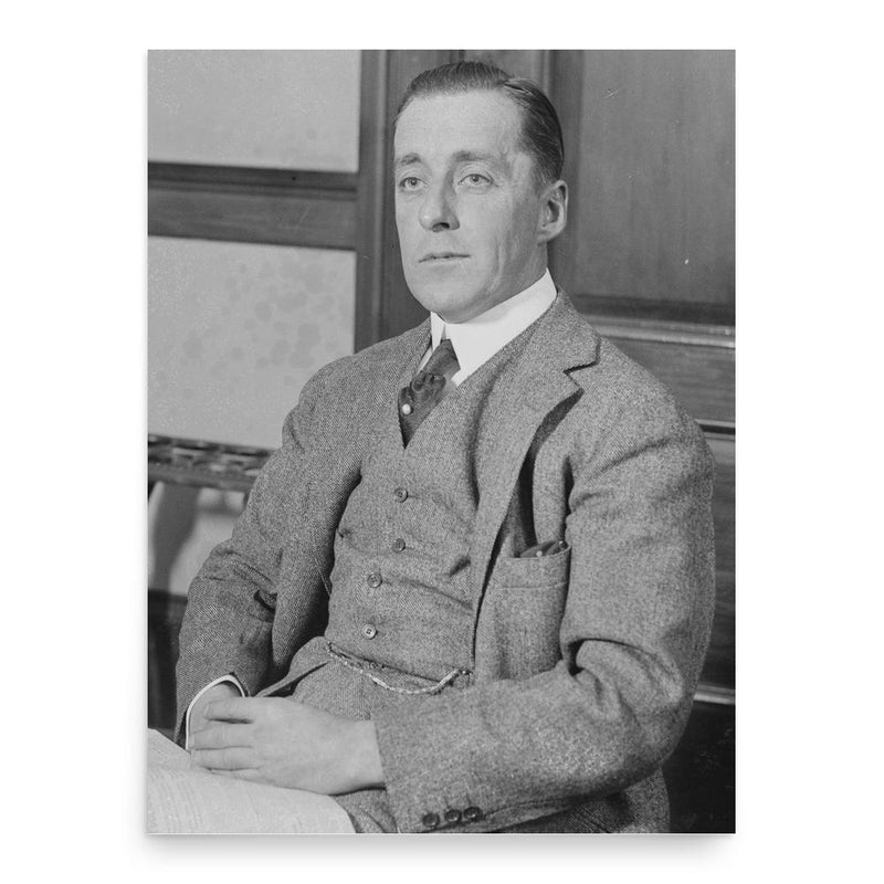 Edward Francis Hutton poster print, in size 18x24 inches.