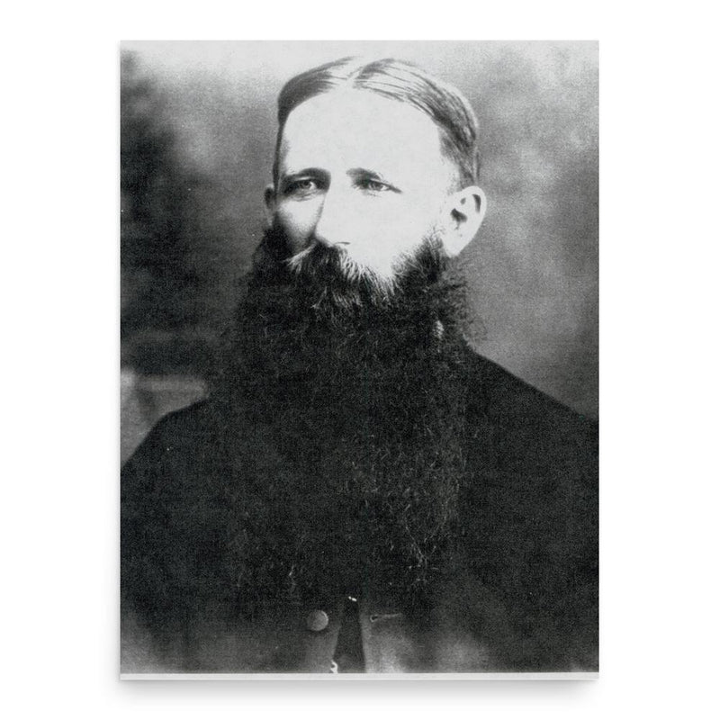 Edward Francis Wilson poster print, in size 18x24 inches.