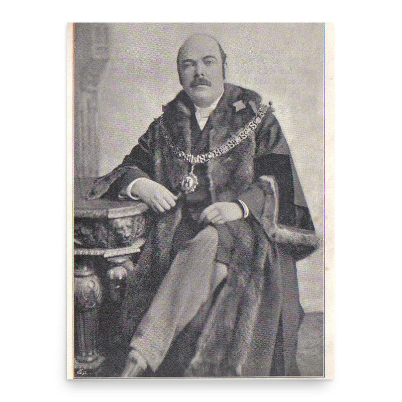 Edward Fraser poster print, in size 18x24 inches.