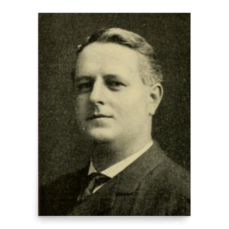 Edward Gilmore poster print, in size 18x24 inches.