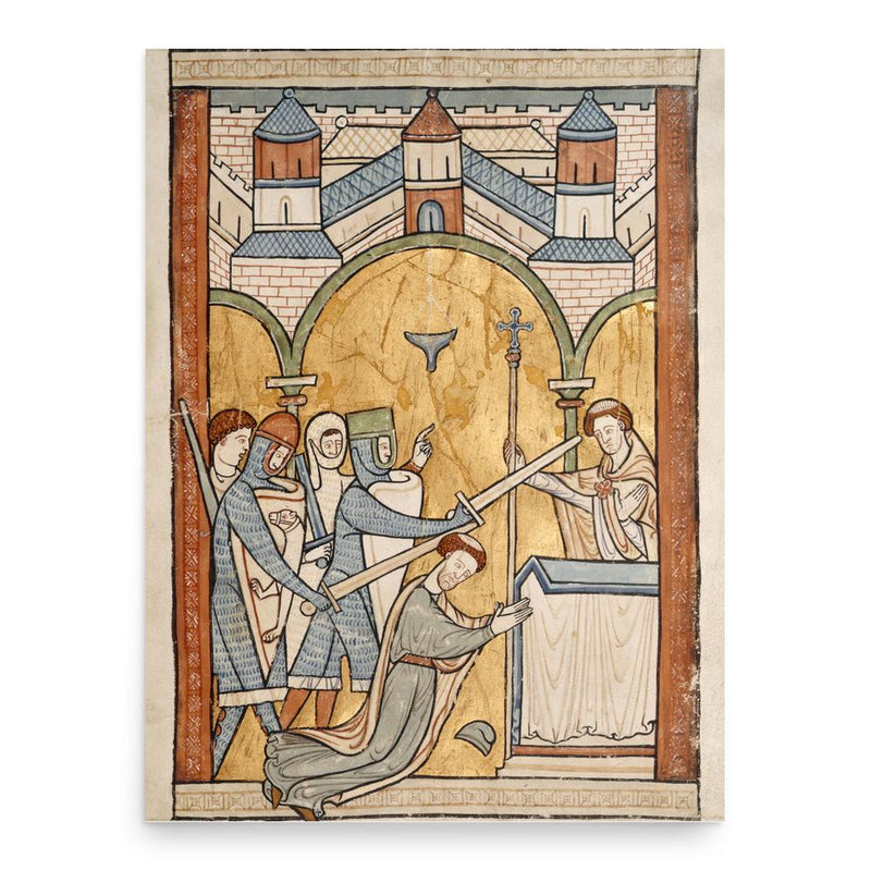 Edward Grim poster print, in size 18x24 inches.