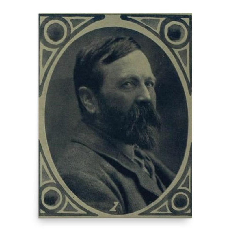 Edward Hartley poster print, in size 18x24 inches.