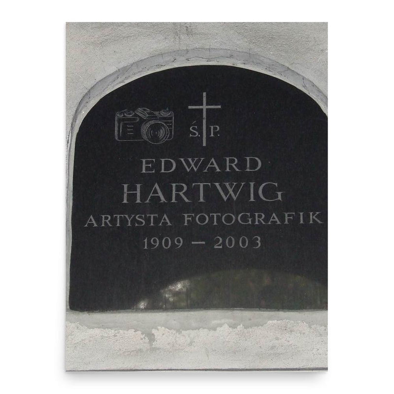 Edward Hartwig poster print, in size 18x24 inches.