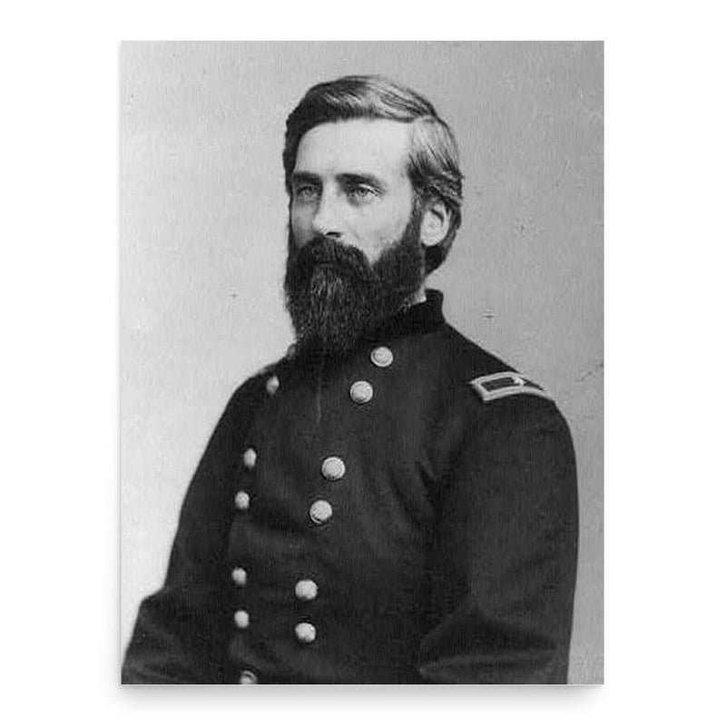 Edward Hatch poster print, in size 18x24 inches.