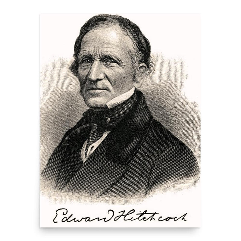 Edward Hitchcock poster print, in size 18x24 inches.