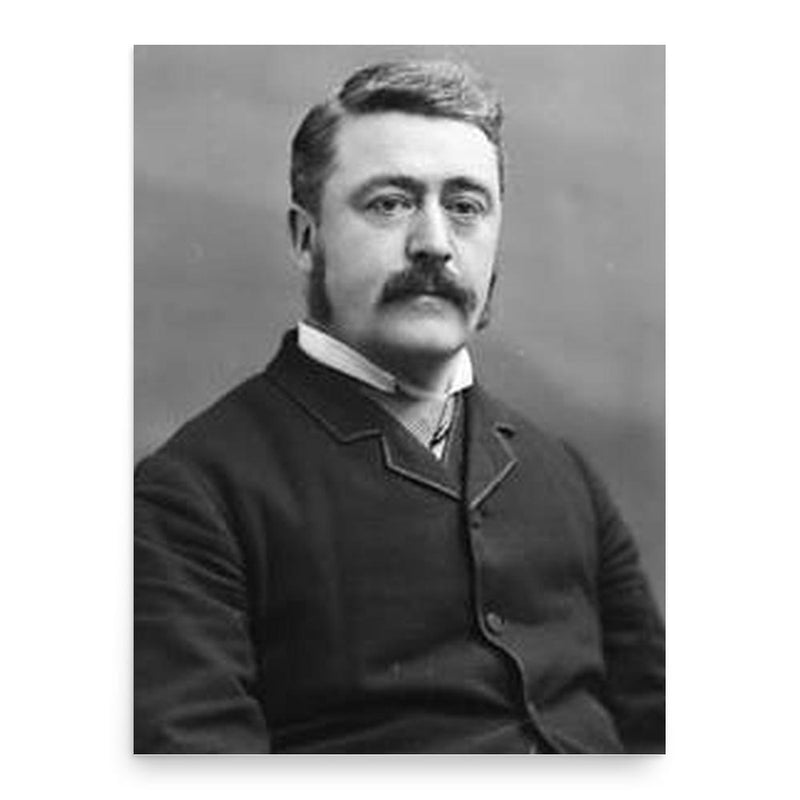 Edward Holton poster print, in size 18x24 inches.