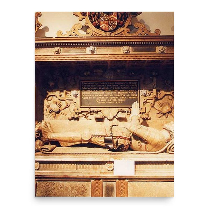 Edward Horsey poster print, in size 18x24 inches.