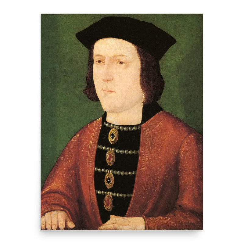 Edward IV of England poster print, in size 18x24 inches.