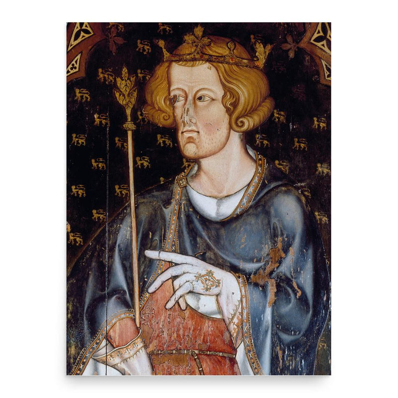 Edward I of England poster print, in size 18x24 inches.