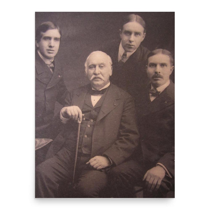 Edward Jay Allen poster print, in size 18x24 inches.