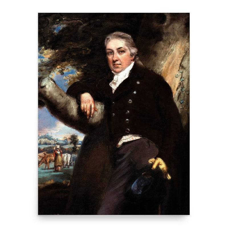 Edward Jenner poster print, in size 18x24 inches.