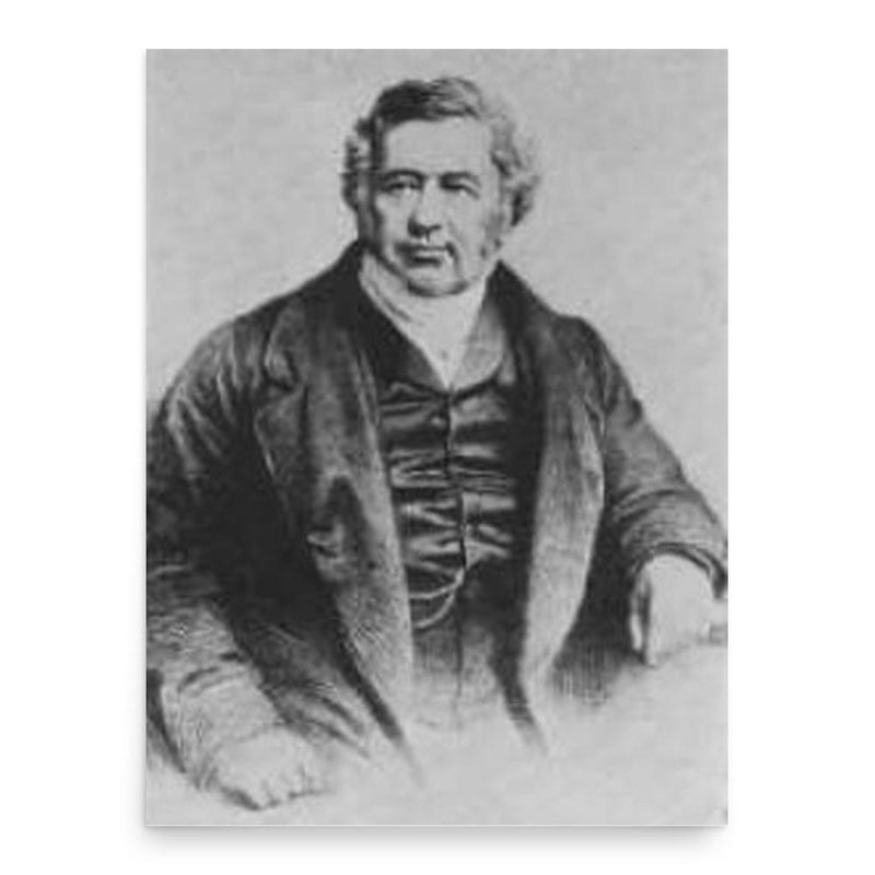 Edward John Dent poster print, in size 18x24 inches.