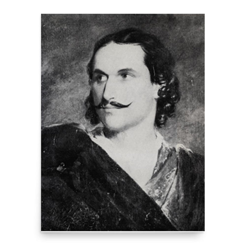 Edward John Trelawny poster print, in size 18x24 inches.