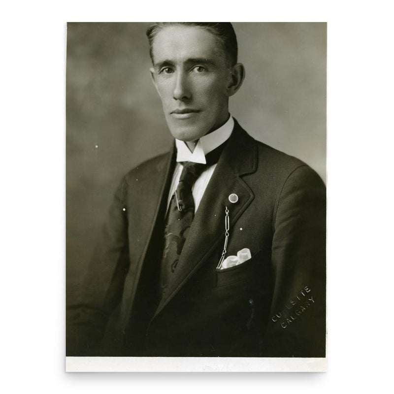 Edward Joseph Garland poster print, in size 18x24 inches.