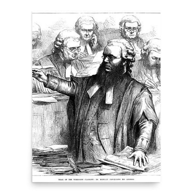 Edward Kenealy poster print, in size 18x24 inches.