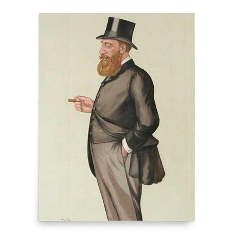 Edward King-Harman poster print, in size 18x24 inches.