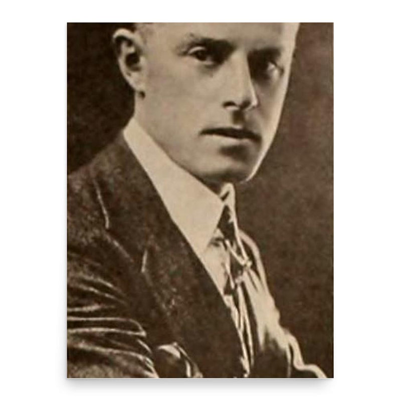 Edward Laemmle poster print, in size 18x24 inches.