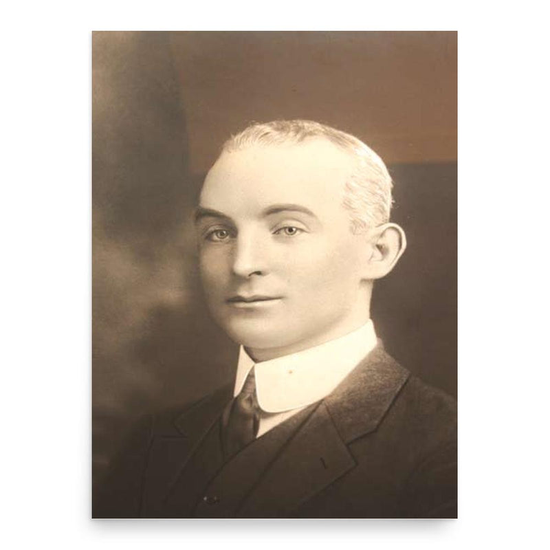 Edward Larkin poster print, in size 18x24 inches.