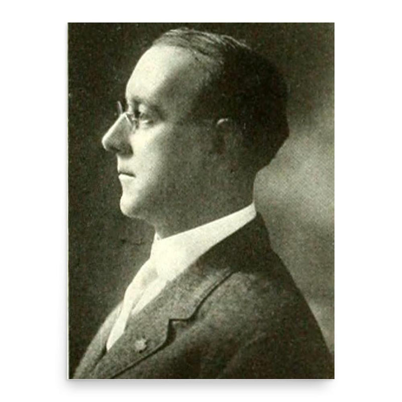 Edward Lawrence Logan poster print, in size 18x24 inches.