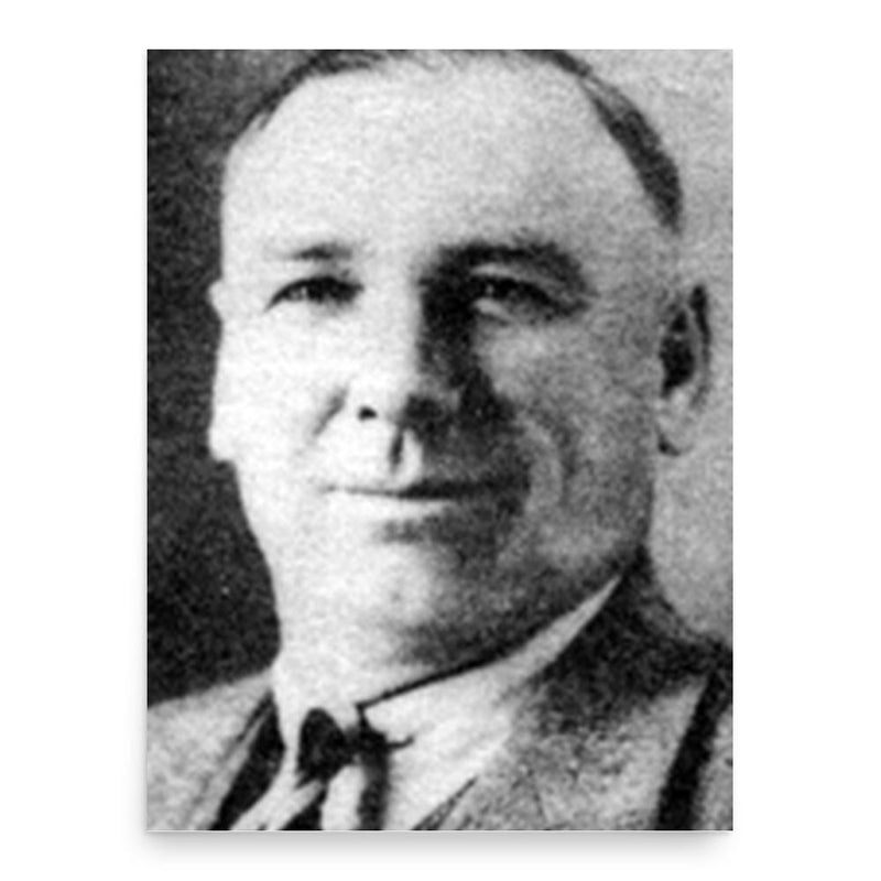 Edward LeRoy Bowerman poster print, in size 18x24 inches.