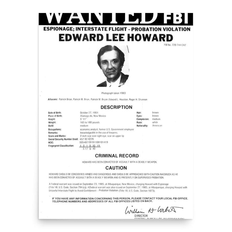 Edward Lee Howard poster print, in size 18x24 inches.