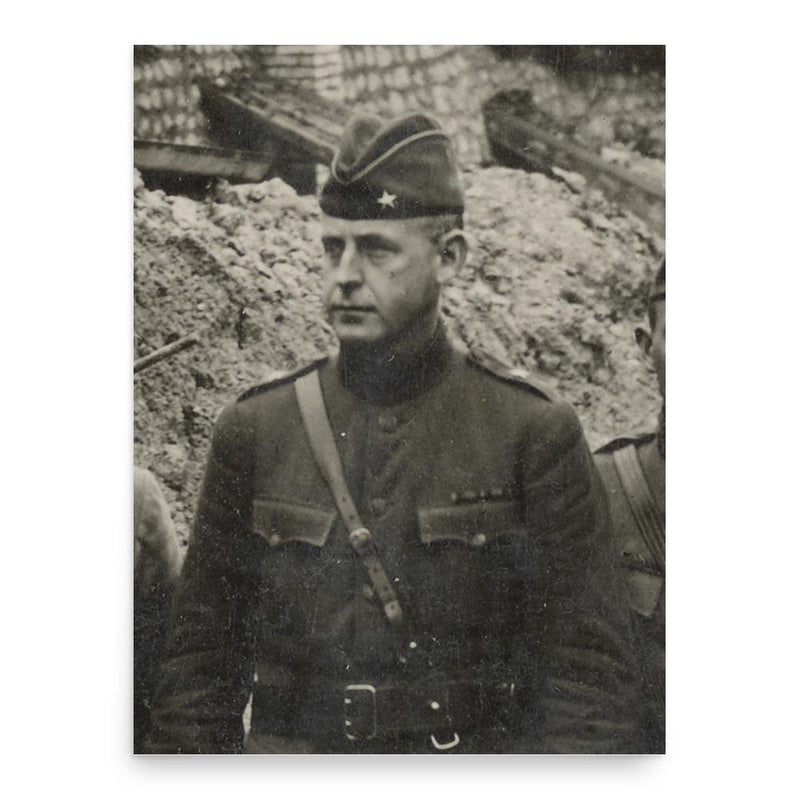 Edward Leonard King poster print, in size 18x24 inches.