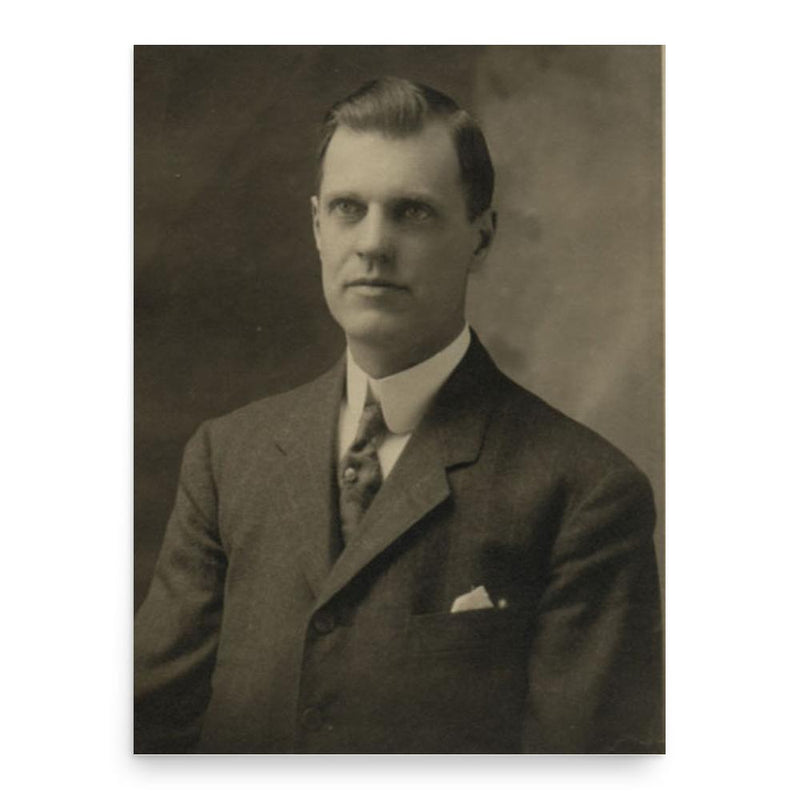 Edward Lewis Young poster print, in size 18x24 inches.