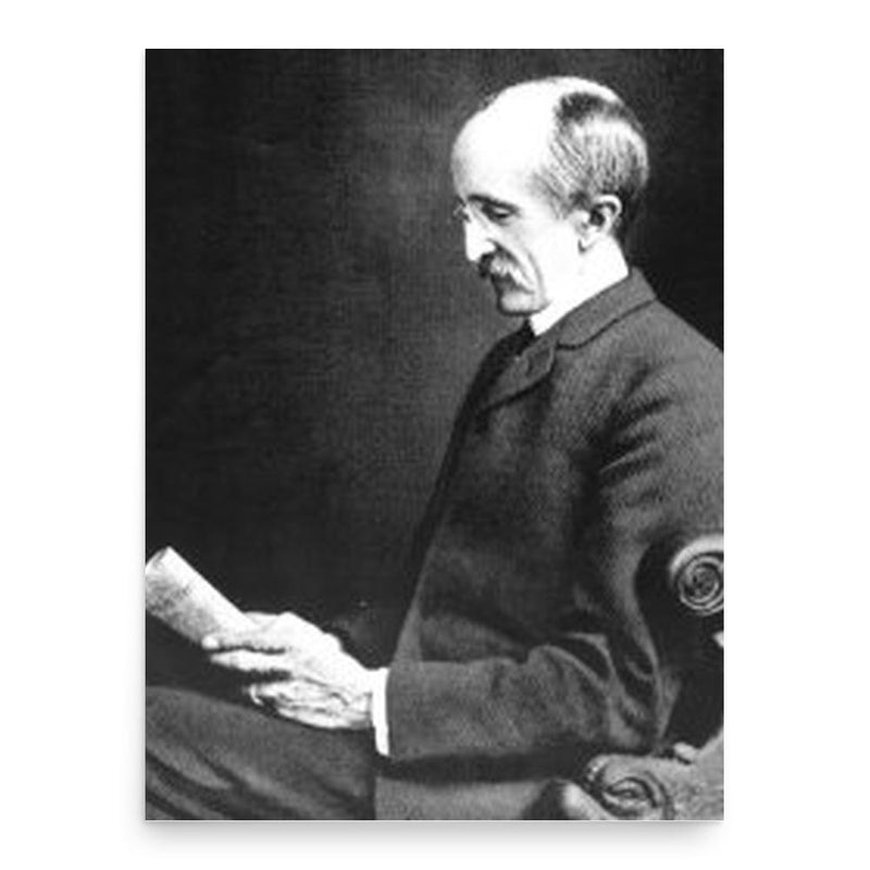 Edward Livingston Trudeau poster print, in size 18x24 inches.