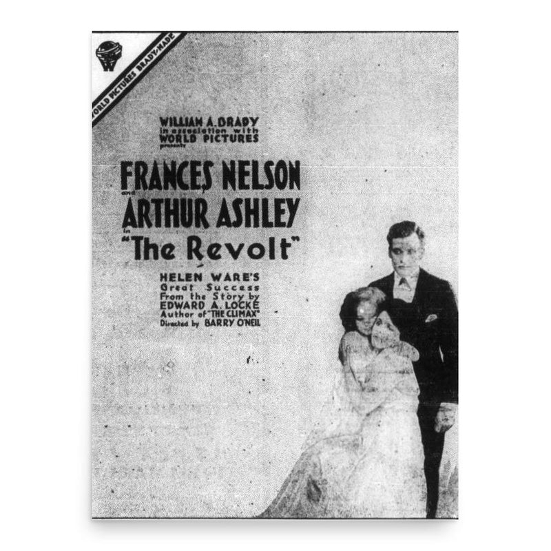 Edward Locke poster print, in size 18x24 inches.