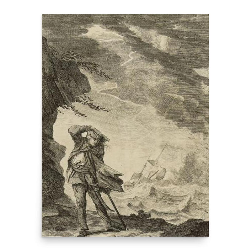 Edward Low poster print, in size 18x24 inches.