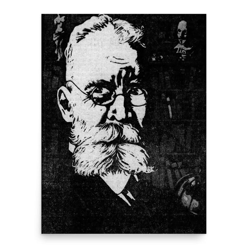 Edward Lucas White poster print, in size 18x24 inches.