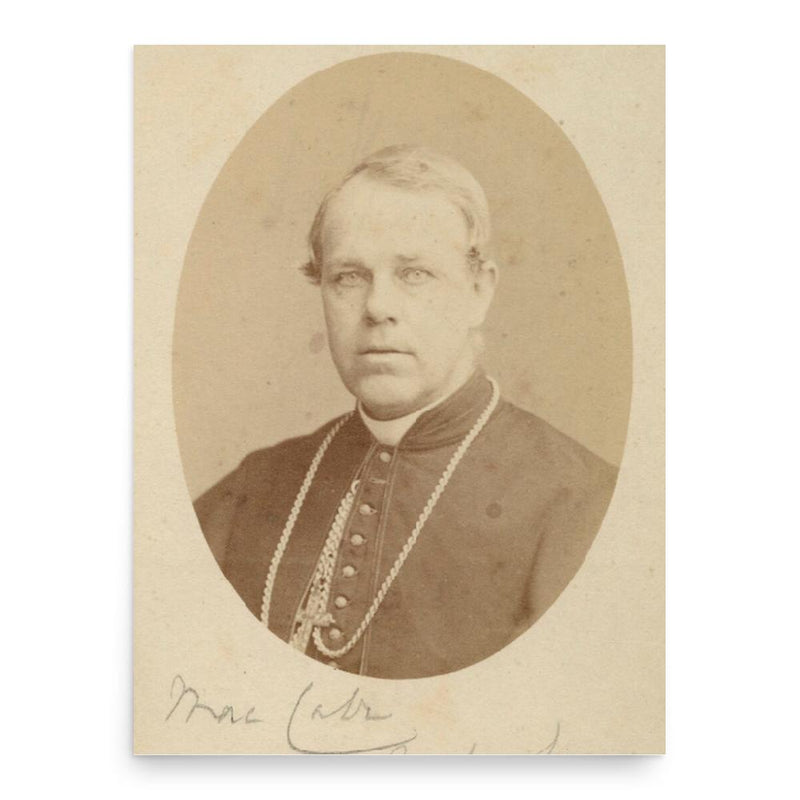 Edward MacCabe poster print, in size 18x24 inches.