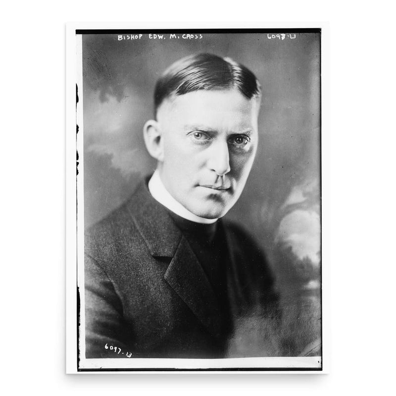 Edward Makin Cross poster print, in size 18x24 inches.