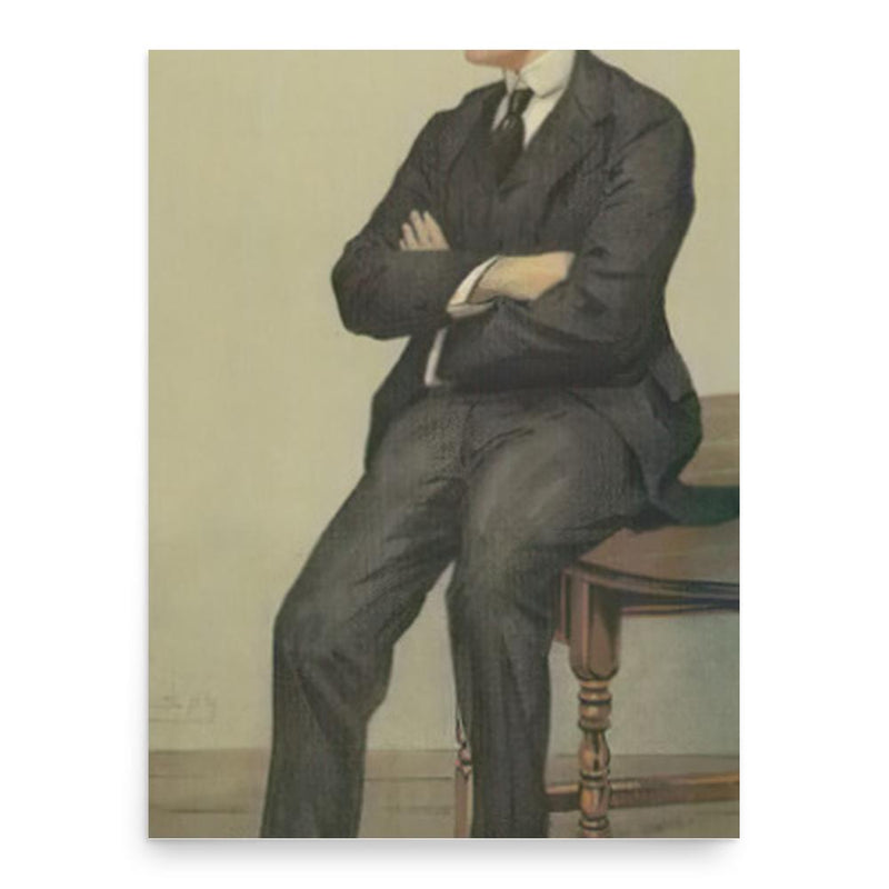 Edward Marshall Hall poster print, in size 18x24 inches.