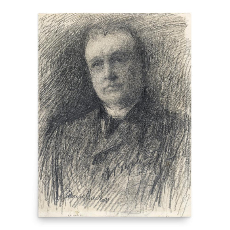 Edward Martyn poster print, in size 18x24 inches.