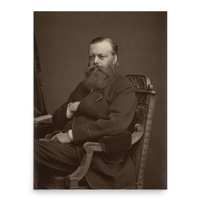 Edward Miall poster print, in size 18x24 inches.