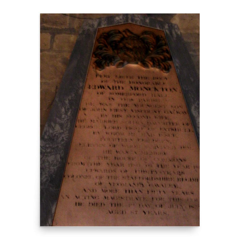 Edward Monckton poster print, in size 18x24 inches.