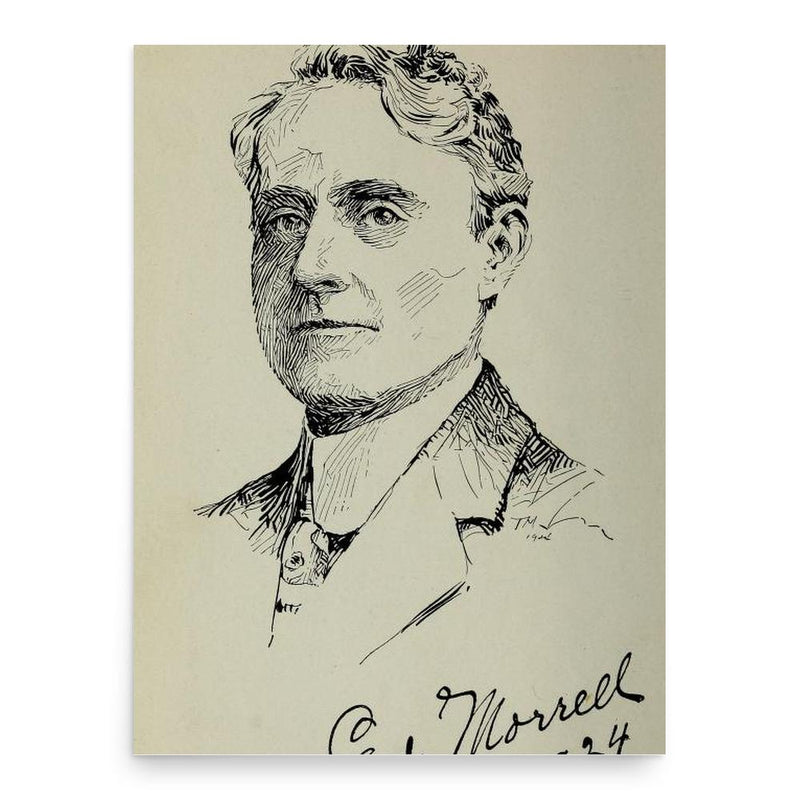 Edward Morrell poster print, in size 18x24 inches.