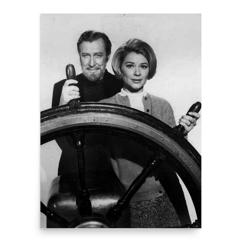 Edward Mulhare poster print, in size 18x24 inches.