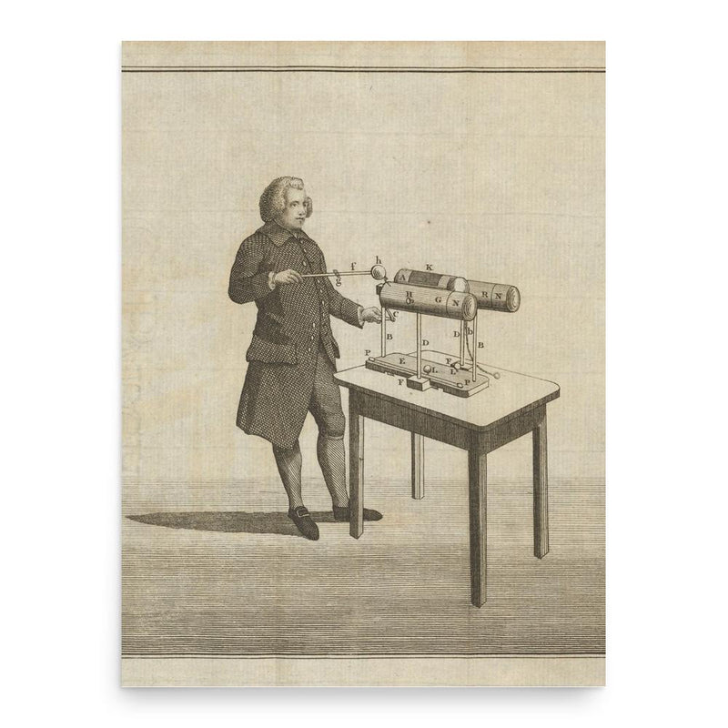 Edward Nairne poster print, in size 18x24 inches.