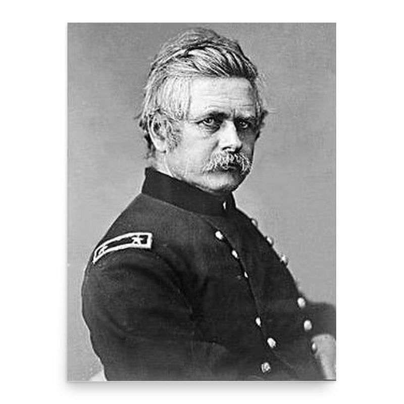 Edward Ord poster print, in size 18x24 inches.