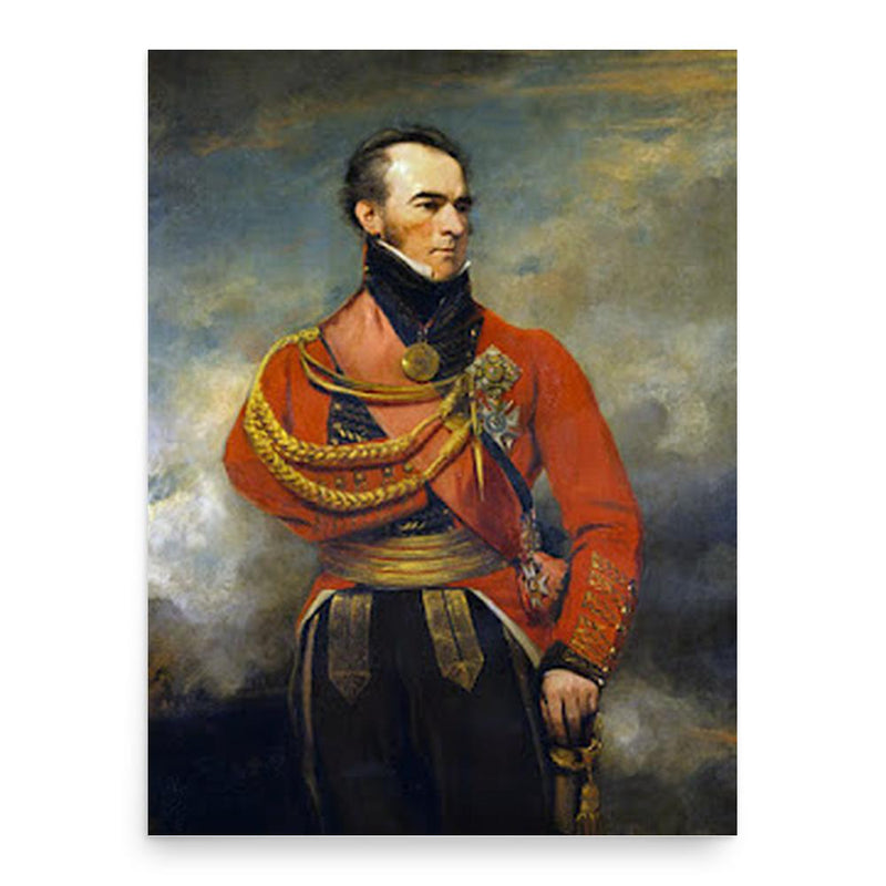 Edward Paget poster print, in size 18x24 inches.