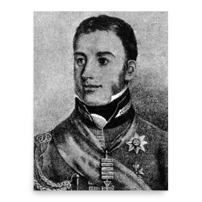 Edward Pakenham poster print, in size 18x24 inches.