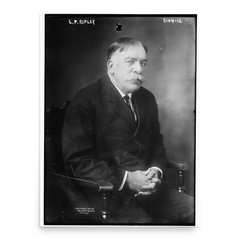 Edward Payson Ripley poster print, in size 18x24 inches.