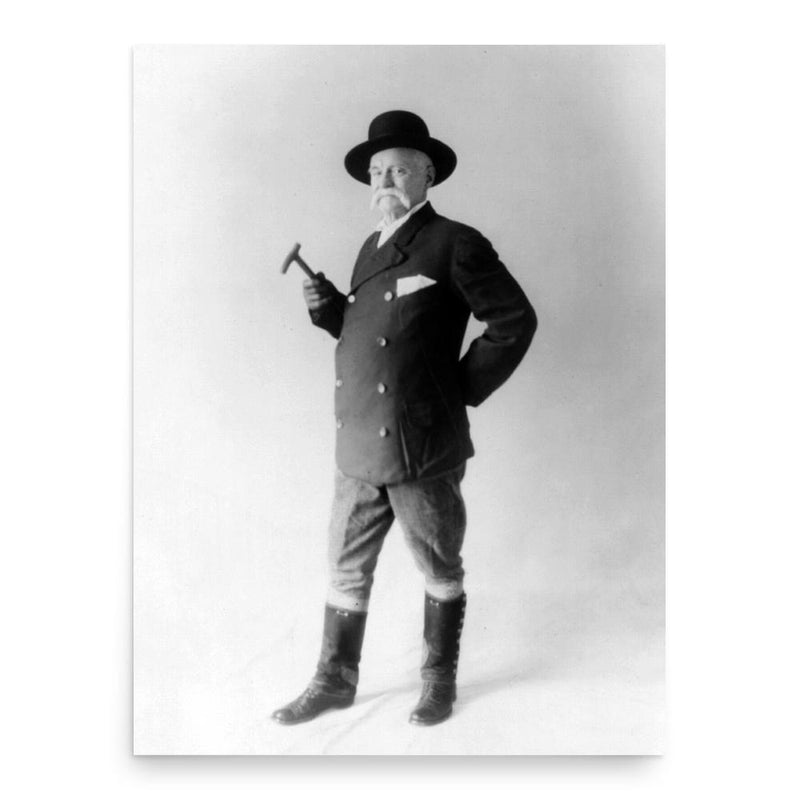 Edward Payson Weston poster print, in size 18x24 inches.