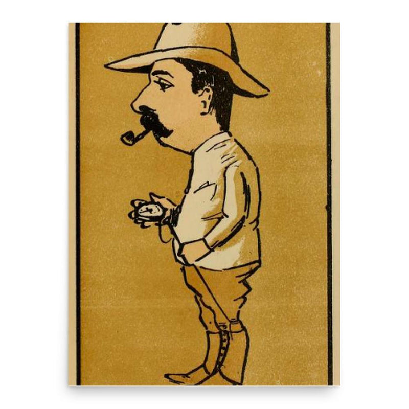 Edward Probst poster print, in size 18x24 inches.