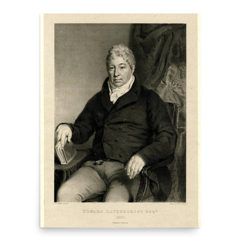 Edward Ravenscroft poster print, in size 18x24 inches.